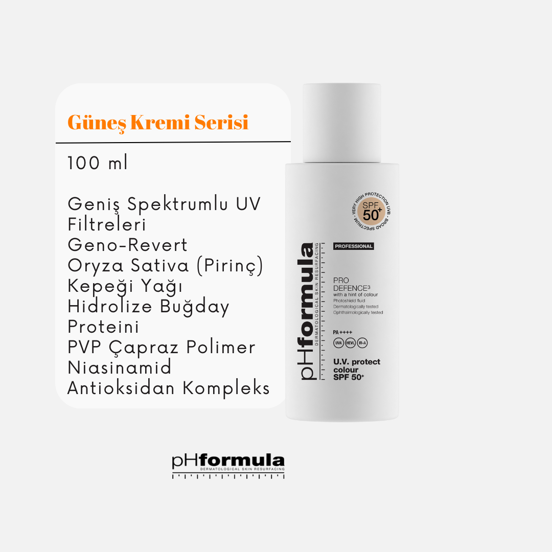 U.V. Protect Colour SPF50+ Pro Defence 100 ML (Renkli)