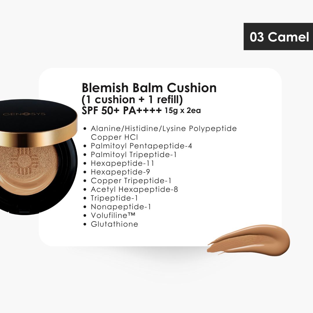 Skin Caring Blemish Balm Cushion 15 g+ 15g refill / Camel